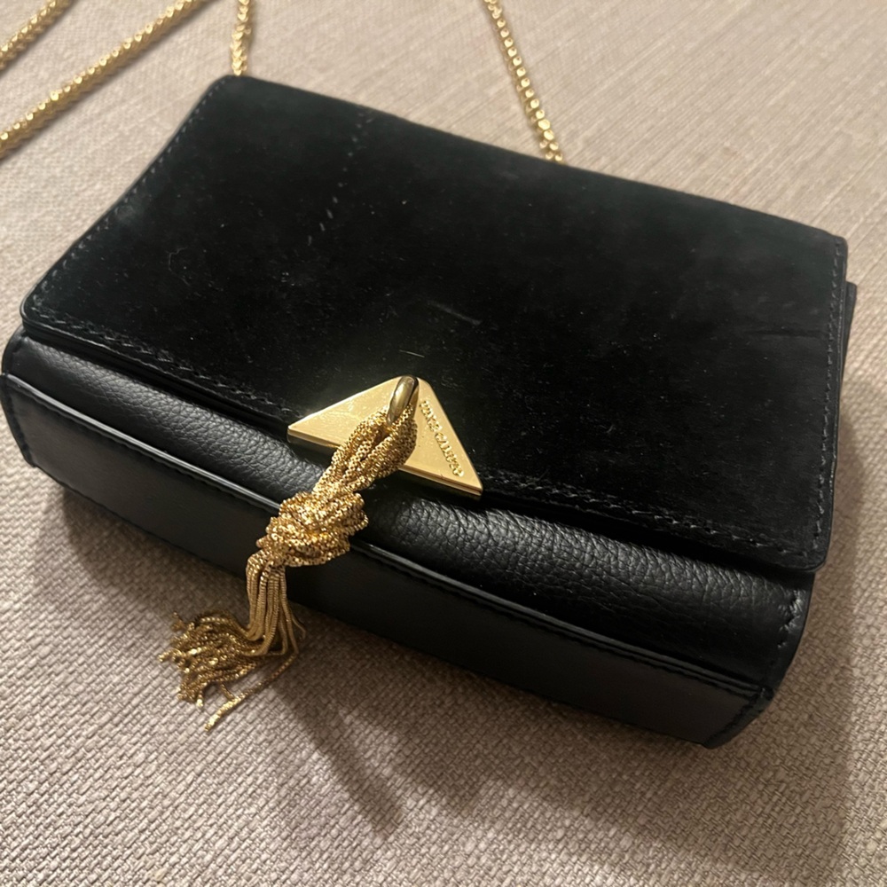 Vince Camuto black cross body evening bag, like new condition